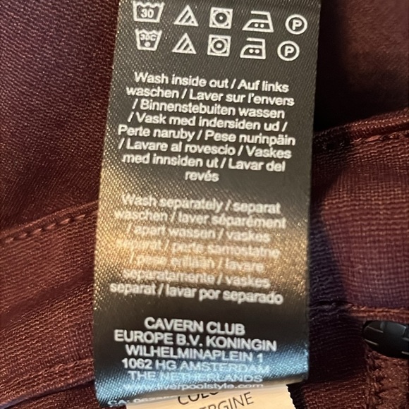 Liverpool Petite Madonna Skinny Crop Pants in Aubergine Size 10/30P - Picture 10 of 13